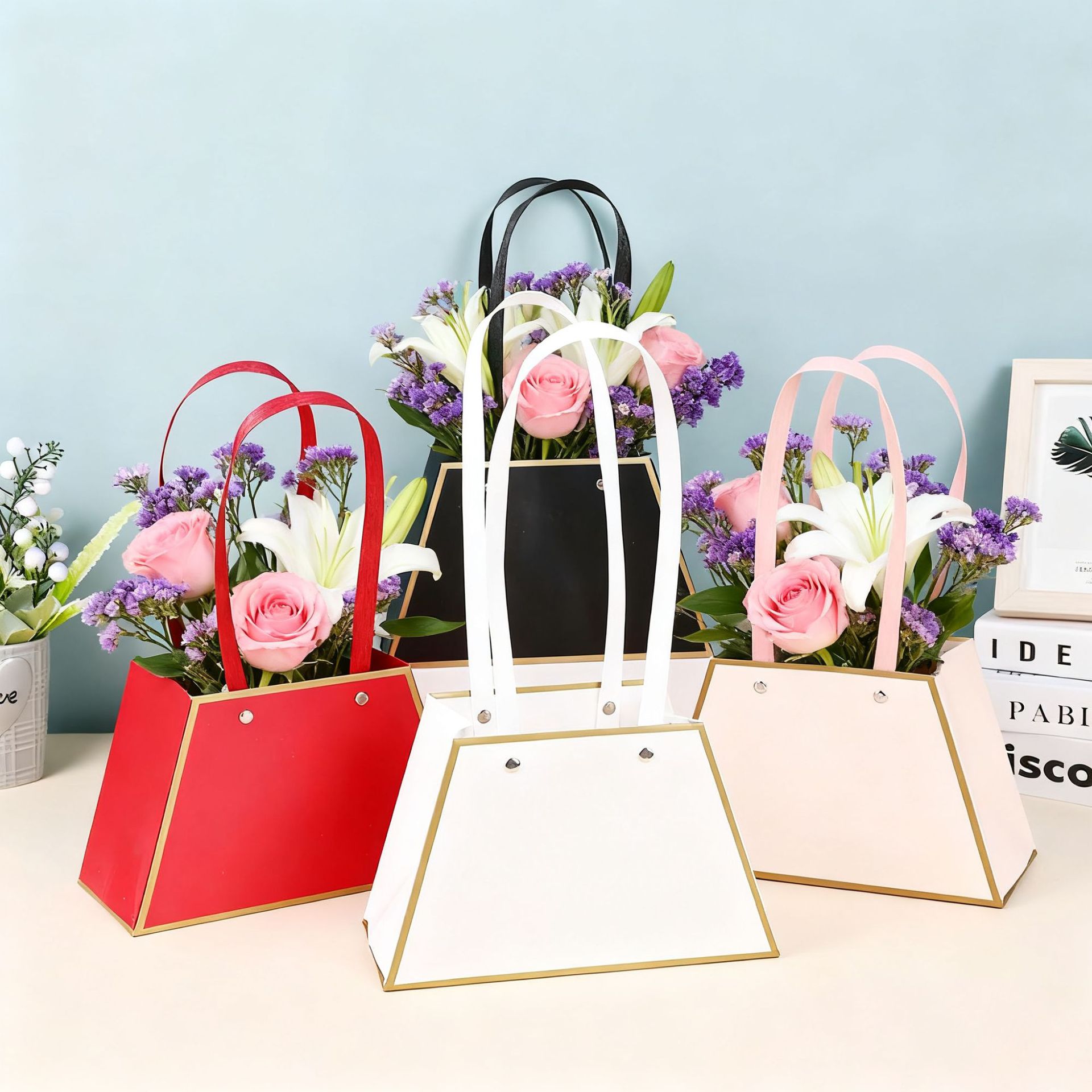 Florist Supply House - 10/20PCS DIY 꽃 선물 상자 사다리꼴