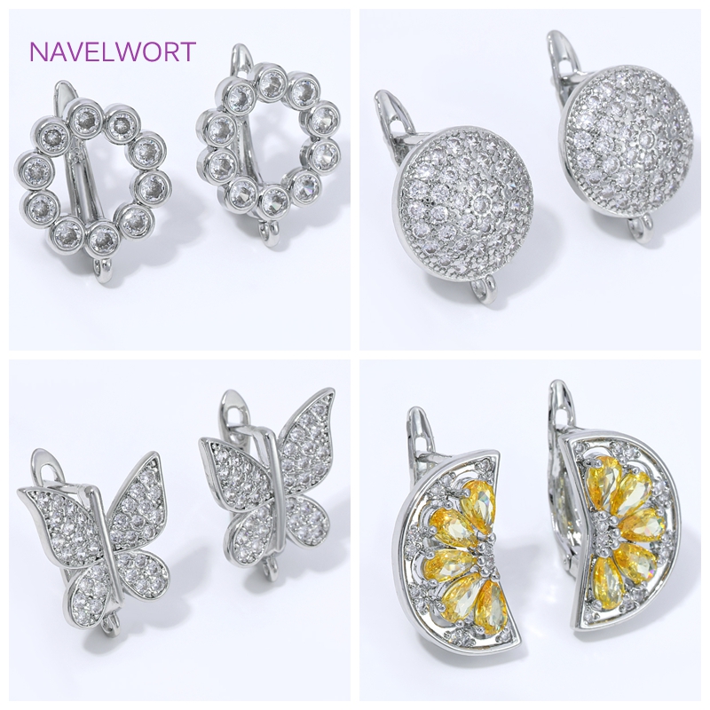 18K 금도금 부채꼴 꽃 귀걸이 고리, 황동 기본 고정 - Flower Supply 리뷰 및 가격